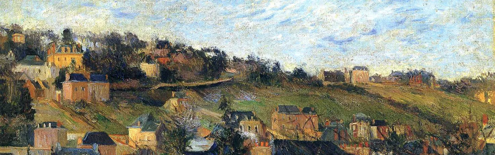 Гоген. Голубые крыши. Руан (1884)
